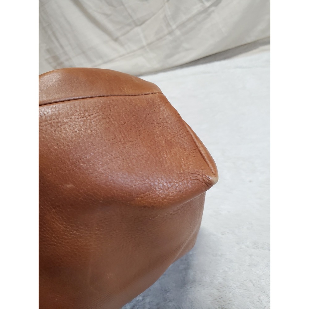 Madewell Tan Leather Large Tote Purse Bag Classic Clean Girl Boho Minimalist - Picture 7 of 14
